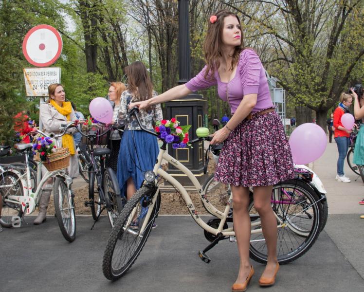 A girl and her bike...