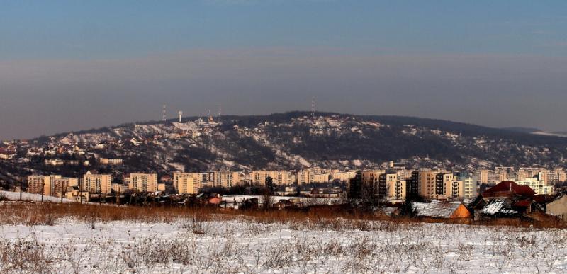 My town in the distance