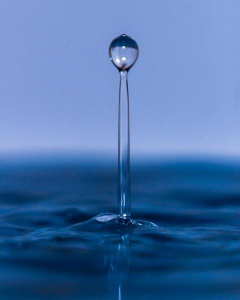 Blue drop